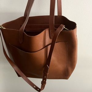 Madewell medium transport cross body saddle